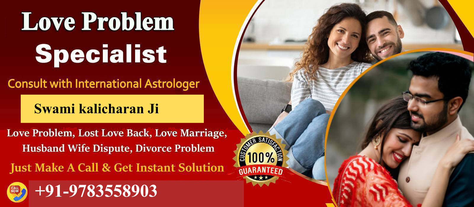 Astrologer Swami kalicharan Ji  +91-9783558903
